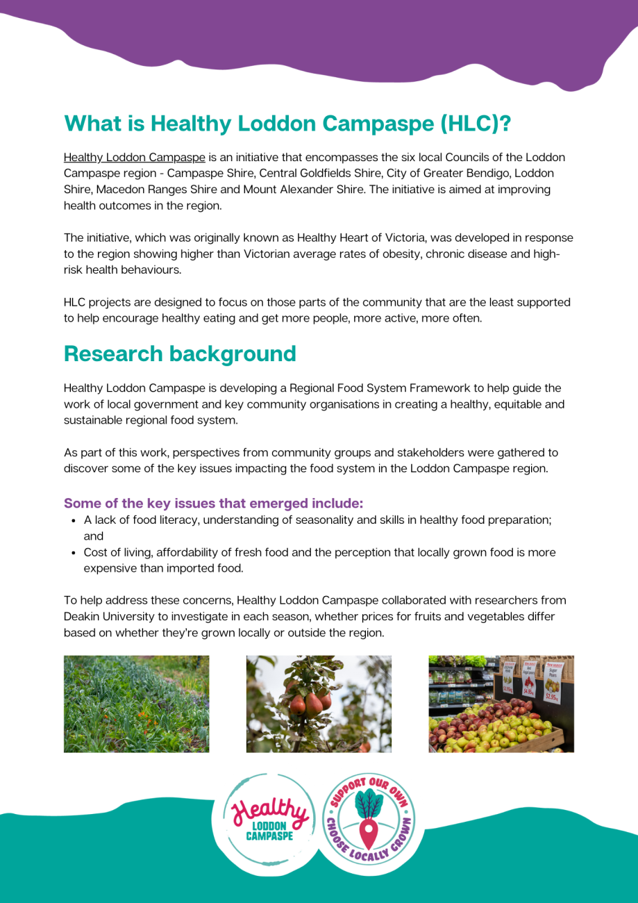 HLC Autumn Local Produce Research overview Page 1