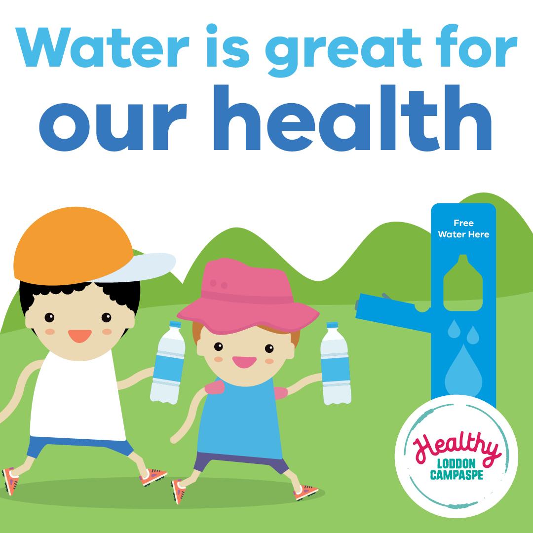 Healthy Loddon Campaspe Hydrate. Feel Great. social tile