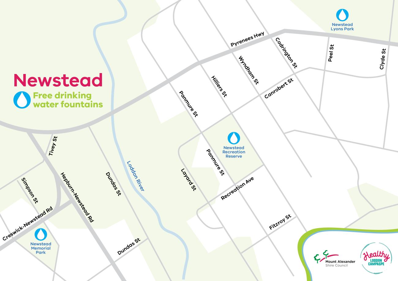 NEWSTEAD_HLC Drinking water fountain location map