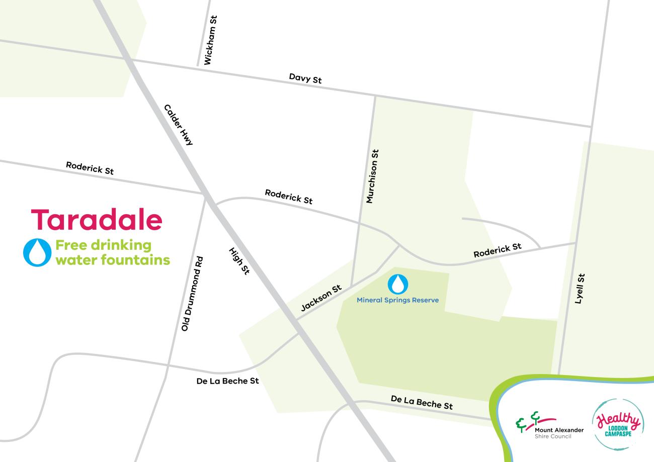 TARADALE_HLC Drinking water fountain location map